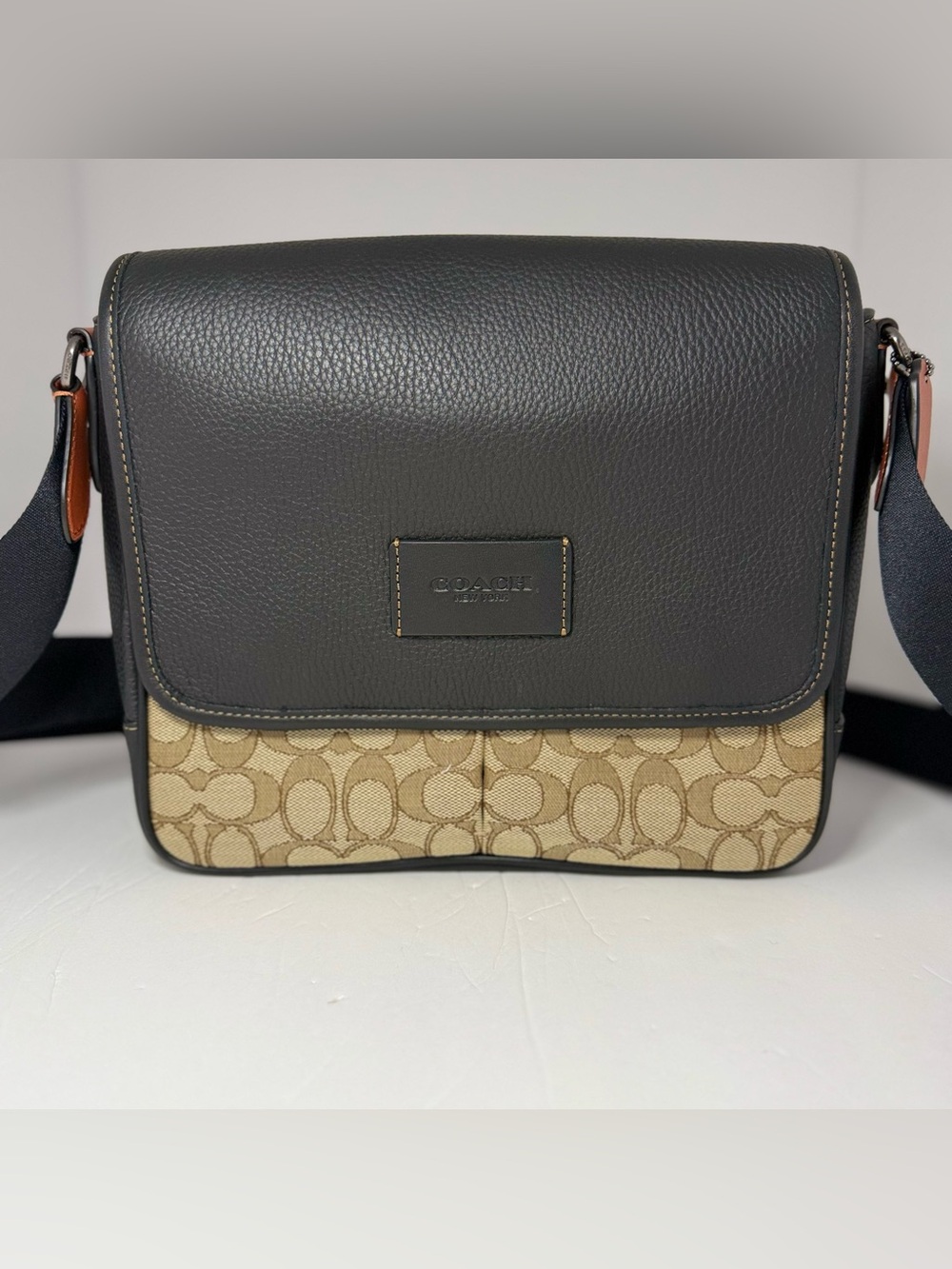 Coach Sprint Map Bag 25 In Signature Jacquard Men's